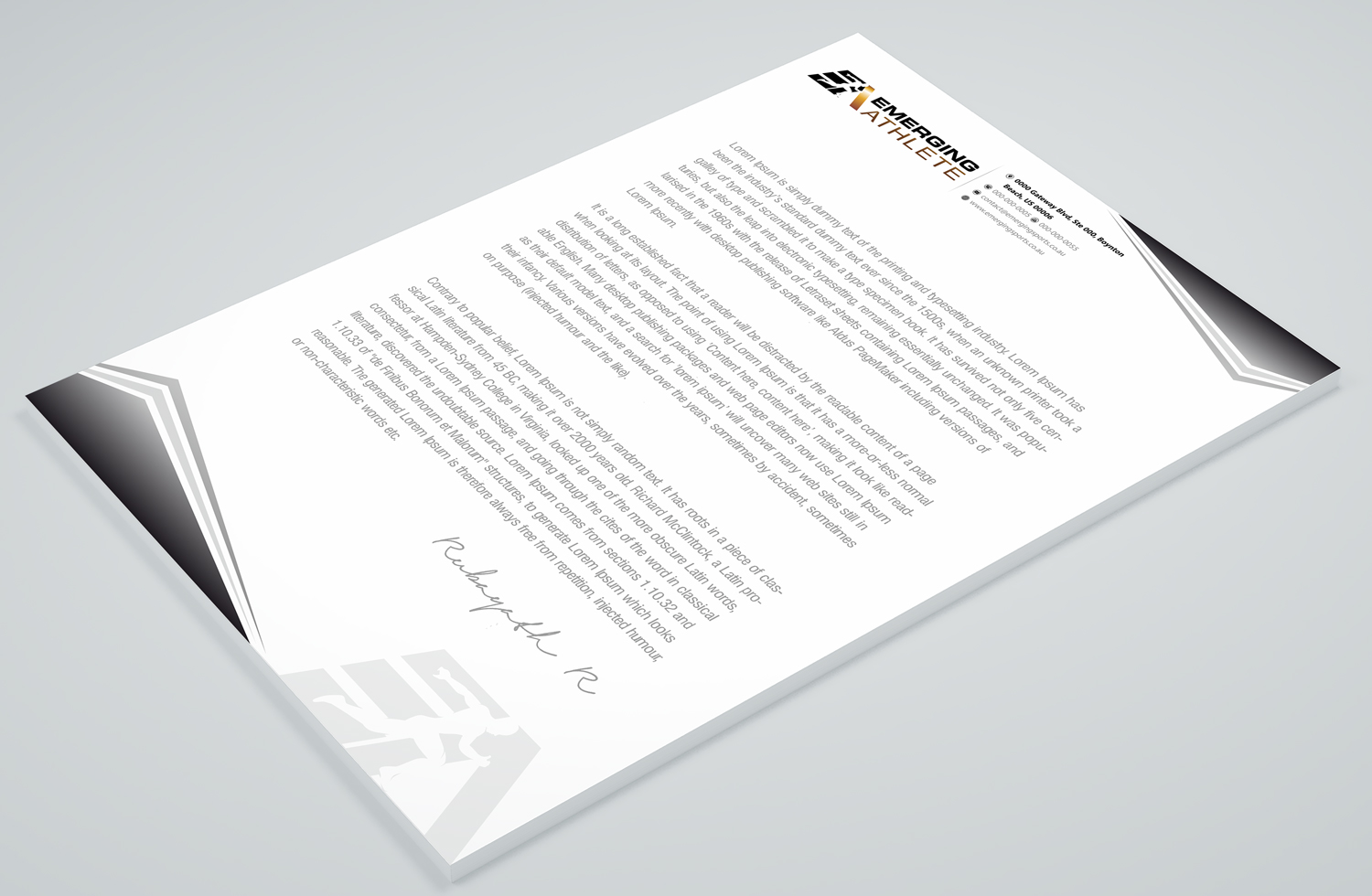 Stationery Design by Petter Goms for this project | Design #22221569