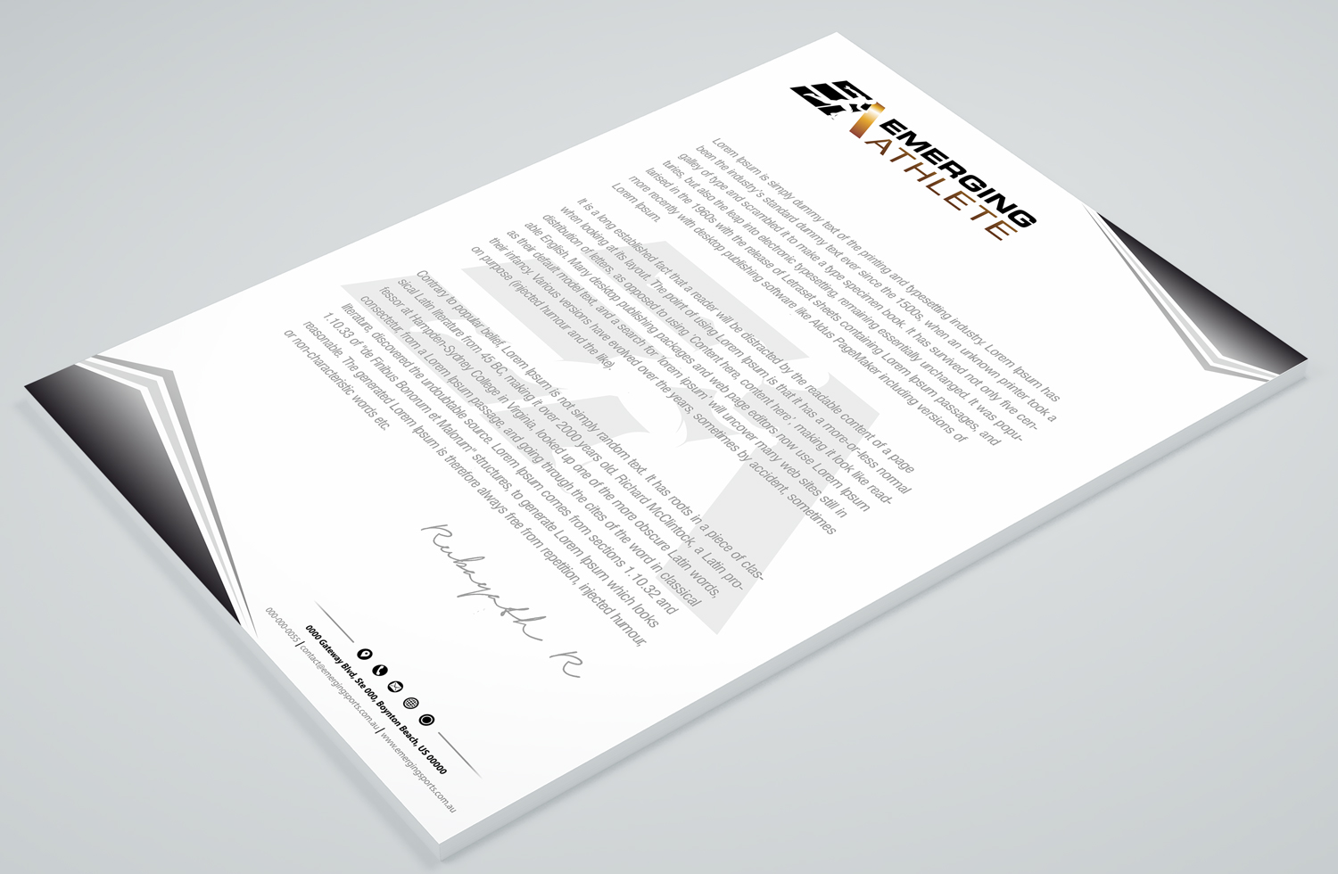 Stationery Design by Petter Goms for this project | Design #22221570