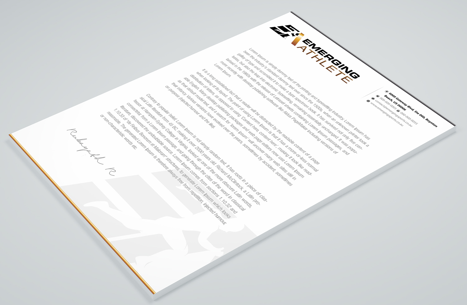 Stationery Design by Petter Goms for this project | Design #22221666