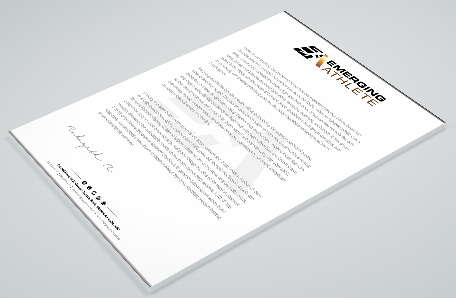 Stationery Design by Petter Goms for this project | Design #22221667