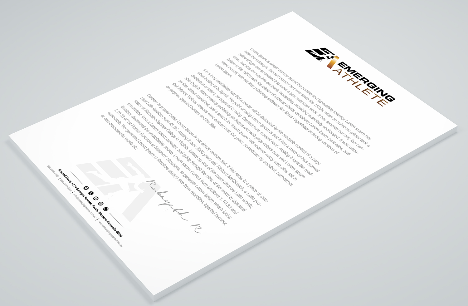 Stationery Design by Petter Goms for this project | Design #22223962