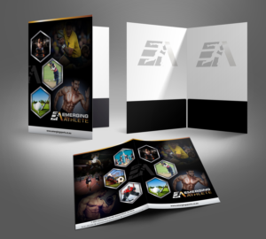 Cover page and letterhead for athlete development program | Stationery Design by Petter Goms
