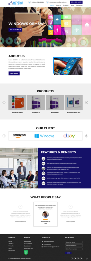 Web Design by pb for this project | Design: #22226753