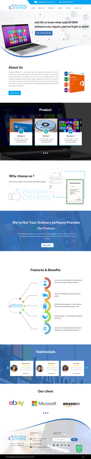 Web Design by pb for this project | Design: #22228279