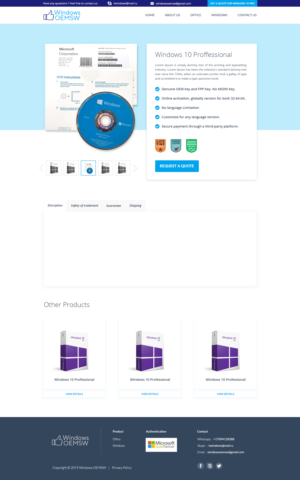 Web Design by Dylan Cookie for this project | Design: #22329606