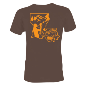 Louisiana themed graphic with 