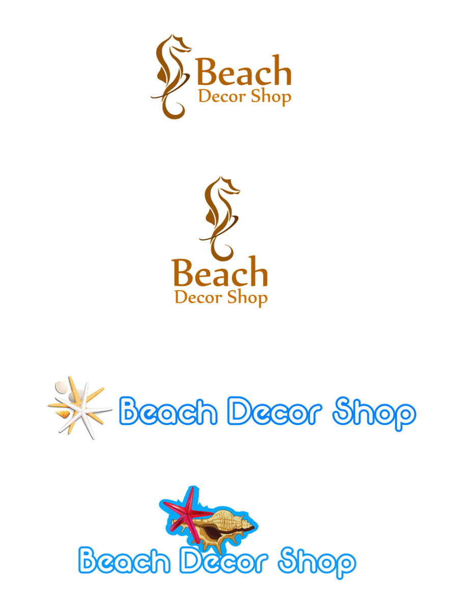 Logo Design by gasanka for Beach Decor Shop | Design #2992070