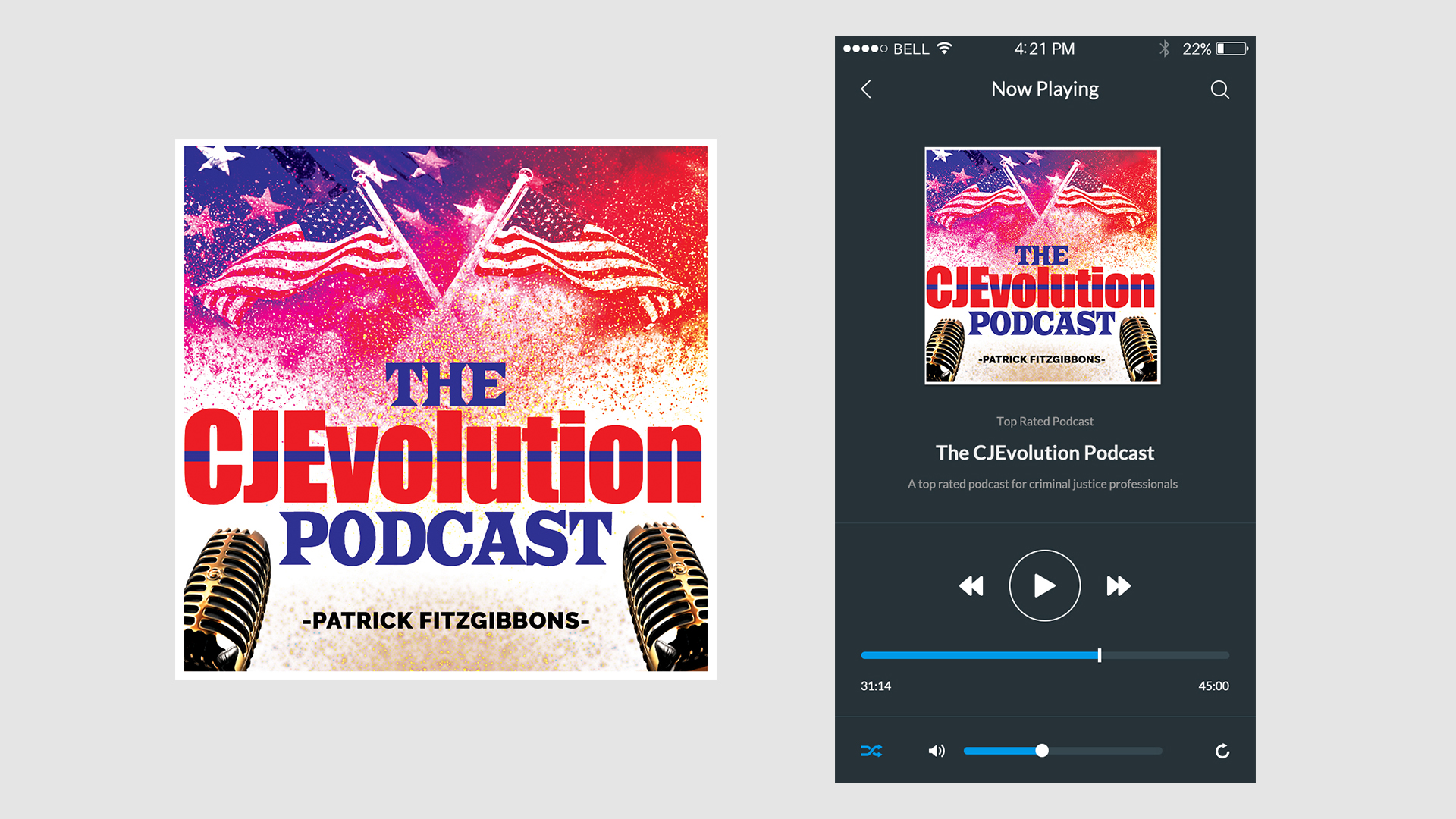 Diseño de Póster por Creative Chamber para CJEvolution PODCAST | Diseño #22230020