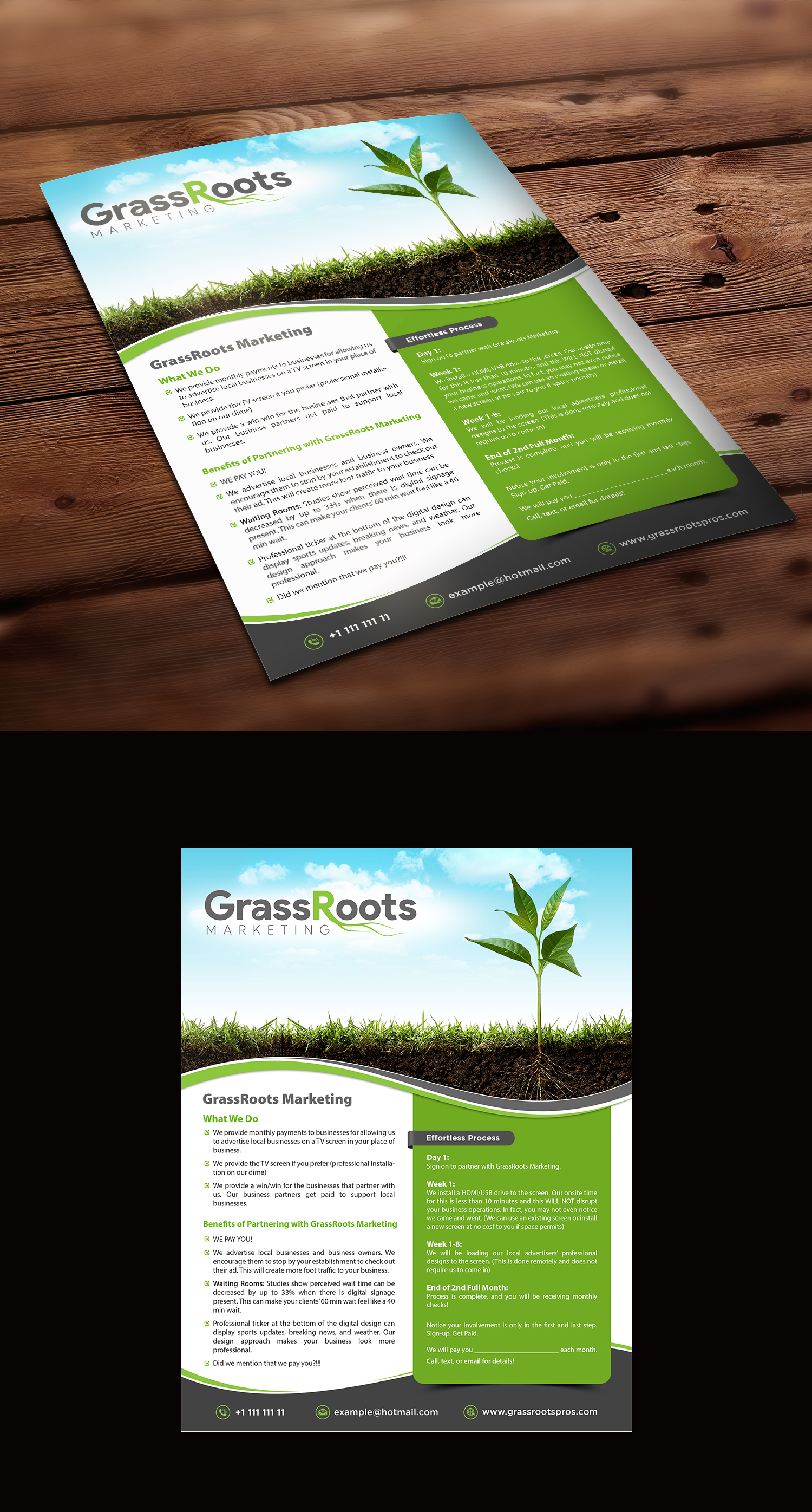 Flyer Design by GraphicsGuru for this project | Design #22229052