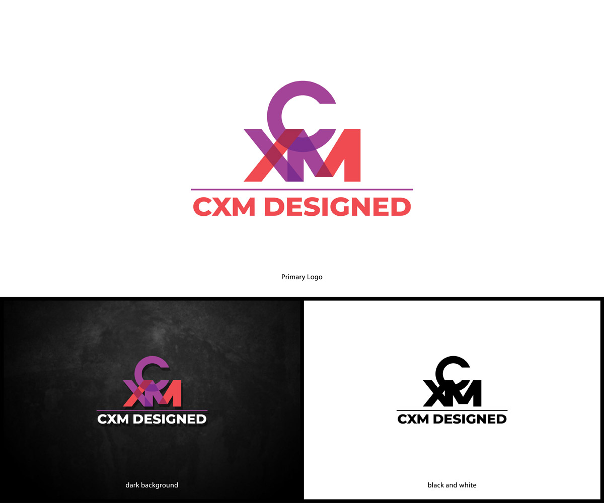 Logo Design by MoonFeather for CXM DESIGNED | Design #22229963