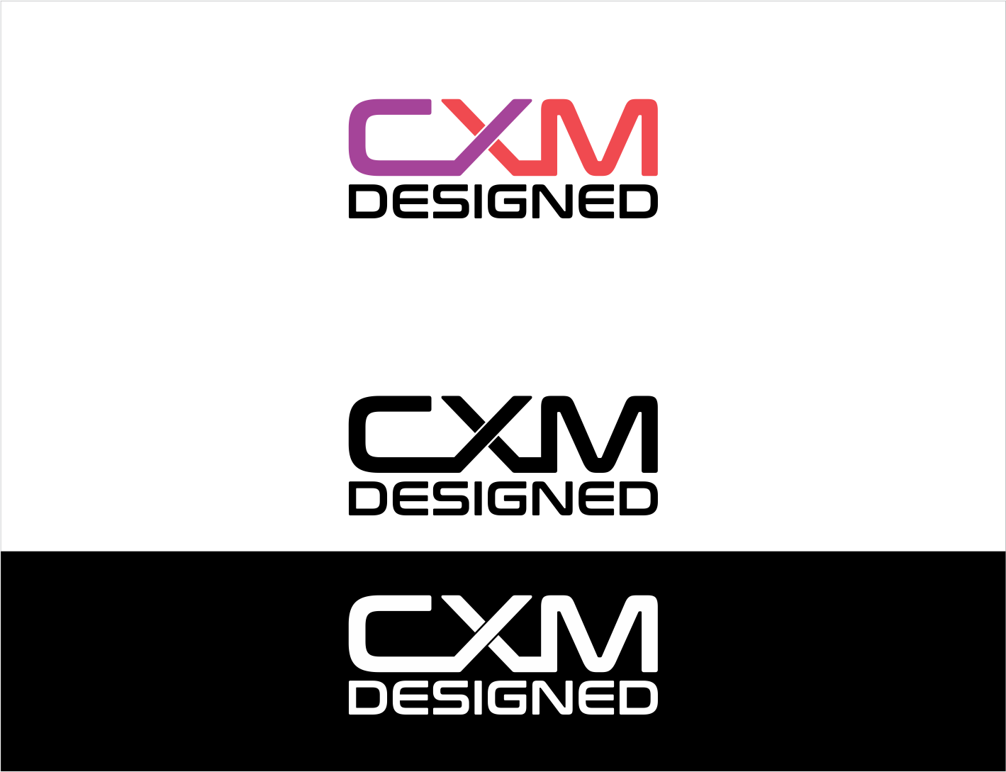Design de Logo par 999team pour CXM DESIGNED | Design : #22342307