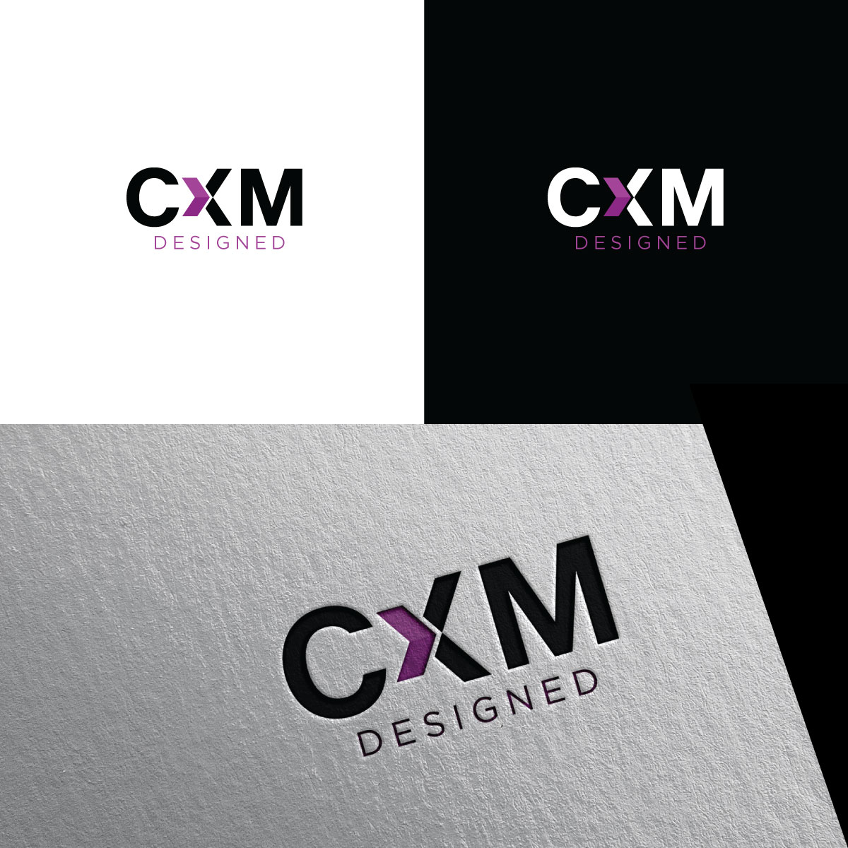 Logo Design by Rii for CXM DESIGNED | Design #22229983