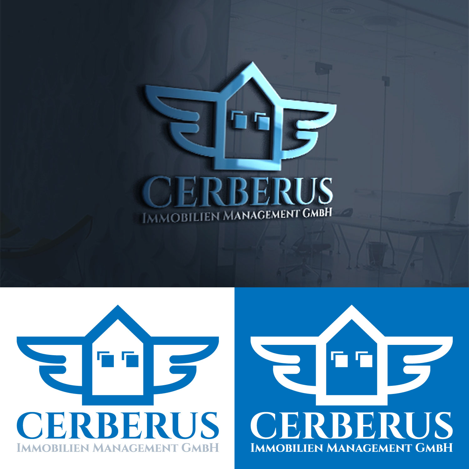 Logo Design by Tonmoyy for Cerberus Immobilien Management GmbH  | Design #22243301