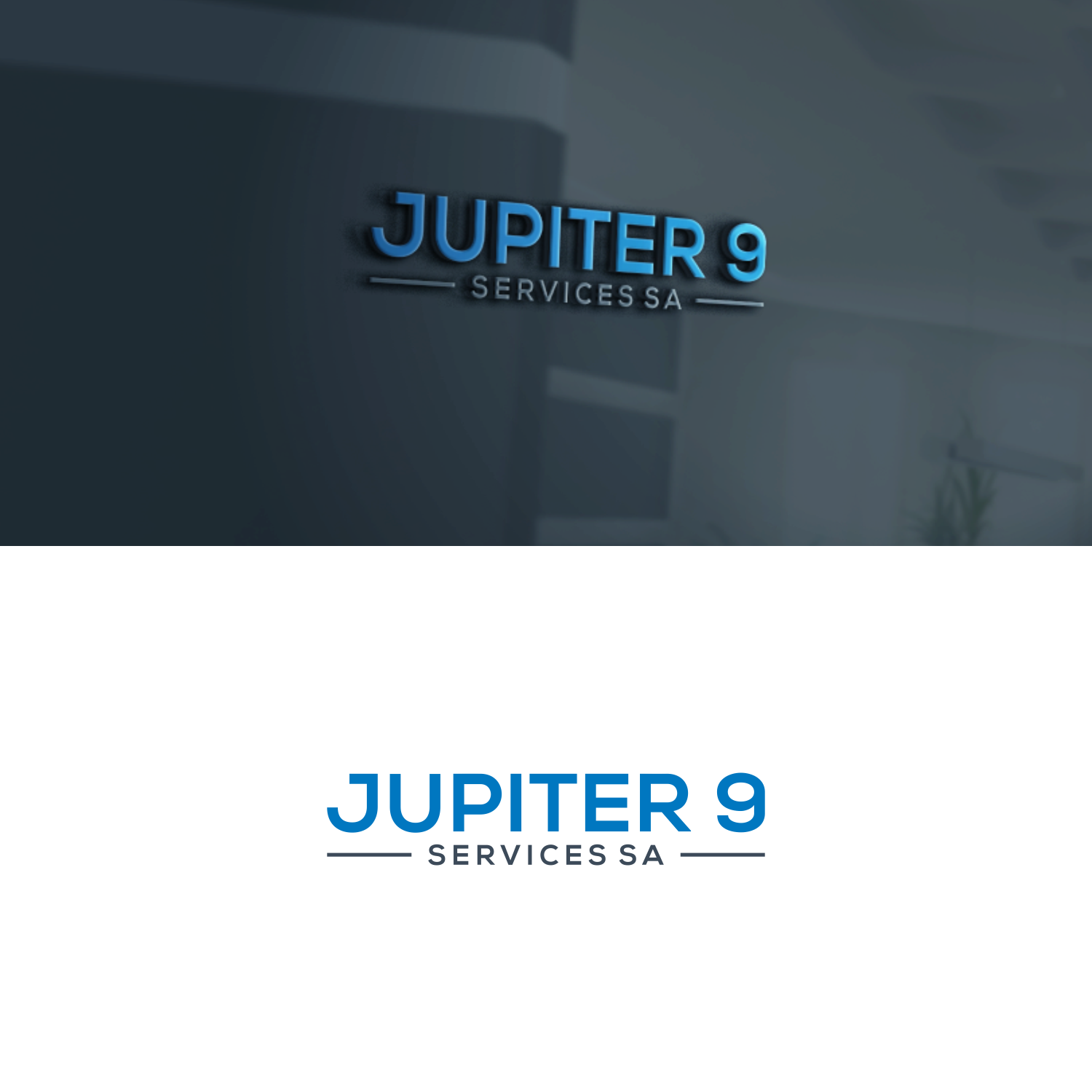Logo Design by manah bening for Jupiter 9 Services SA | Design #22246691