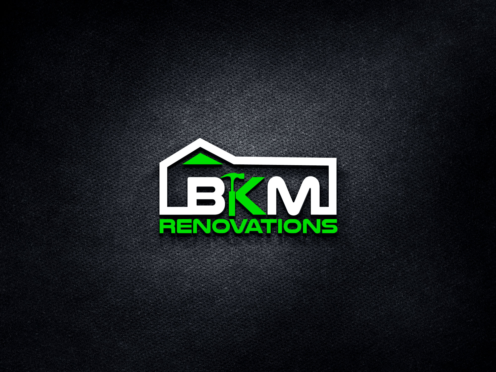 Diseño de Logo por Fahad para BKM RENOVATIONS  | Diseño #22230085
