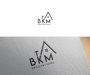 Diseño de Logo por bijuak para BKM RENOVATIONS  | Diseño: #22230548