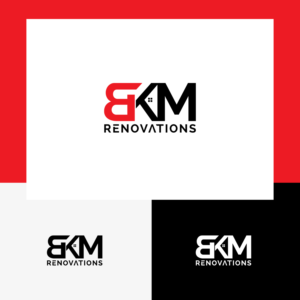 Diseño de Logo por sankar999 para BKM RENOVATIONS  | Diseño: #22229620