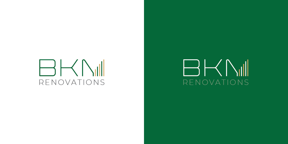 Diseño de Logo por nandkumar para BKM RENOVATIONS  | Diseño #22230972
