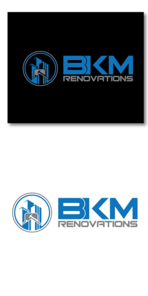 Diseño de Logo por JAFRIN para BKM RENOVATIONS  | Diseño: #22232213