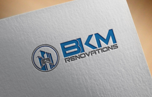 Diseño de Logo por JAFRIN para BKM RENOVATIONS  | Diseño: #22232214