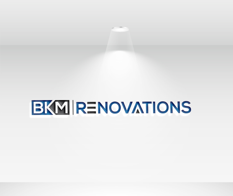 Logo Design by mdrh for BKM RENOVATIONS  | Design #22231140