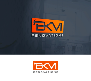 Diseño de Logo por CreativeBaba para BKM RENOVATIONS  | Diseño: #22231549