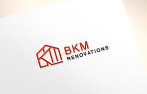 Diseño de Logo por CreativeBaba para BKM RENOVATIONS  | Diseño: #22231552