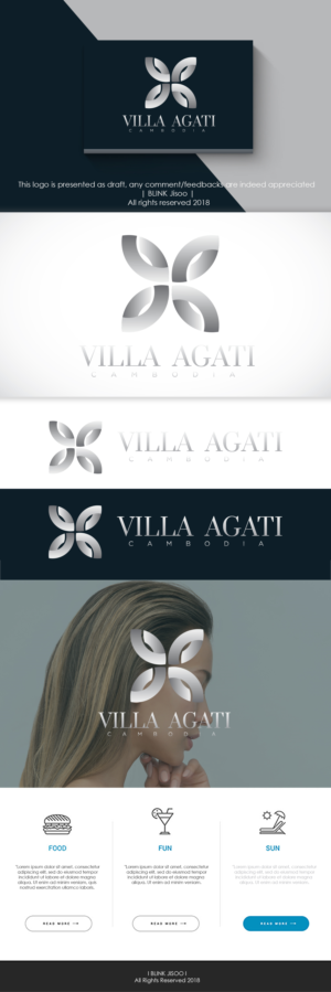 Villa Agati | Logo Design by Riv.