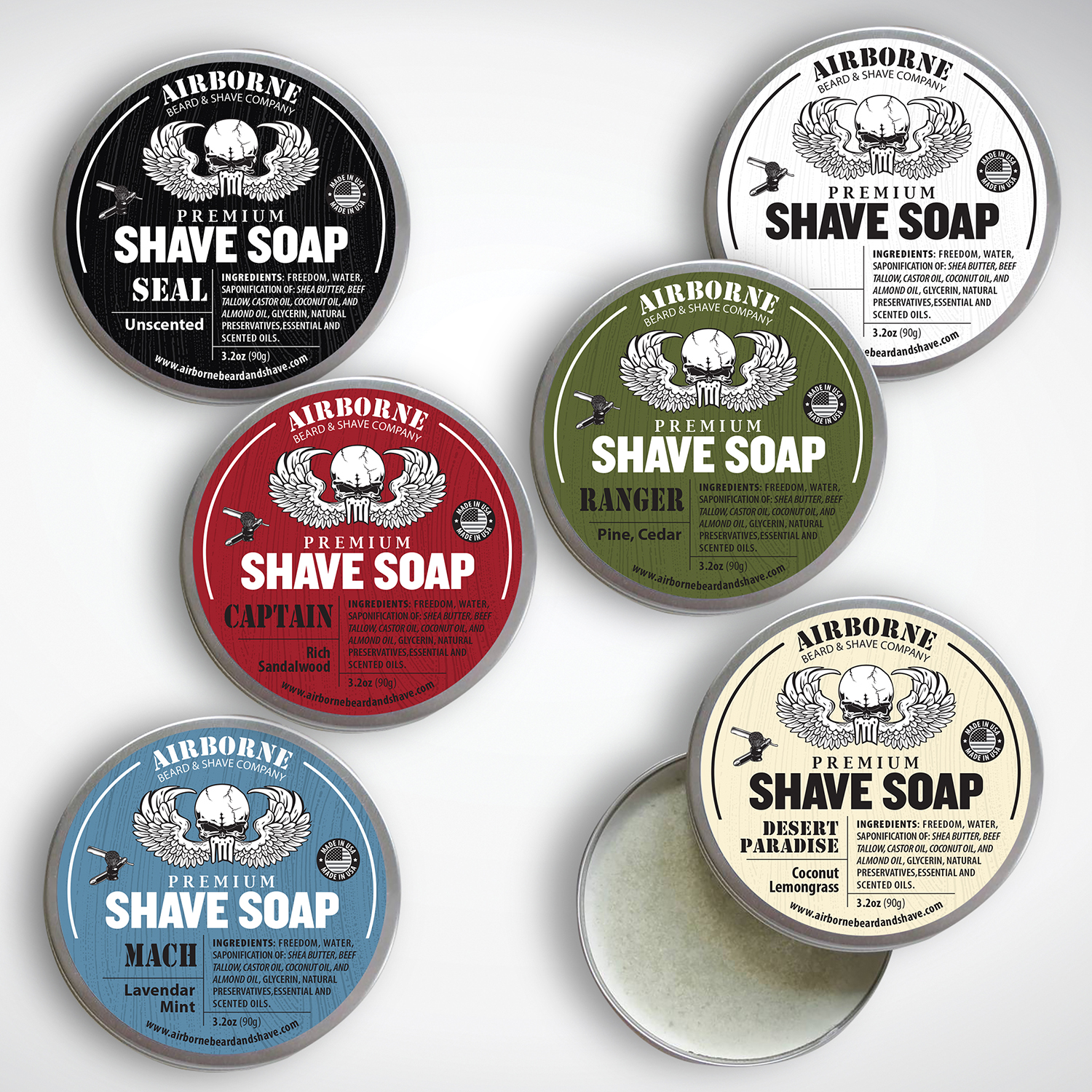 Label Design by tuan1968 for Airborne Beard and Shaving | Design #22268339
