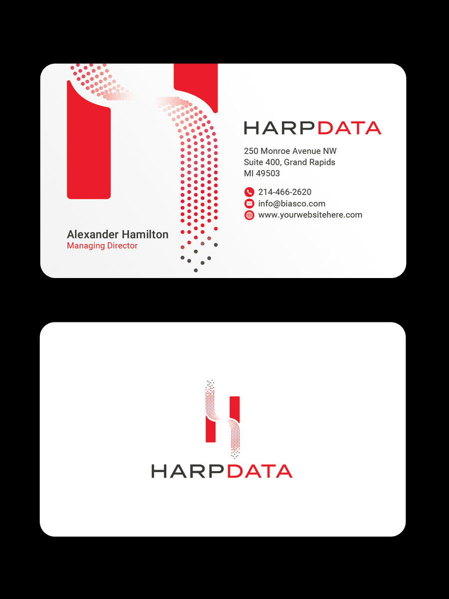 Business Card Design by Sandaruwan for HarpData | Design #22237994