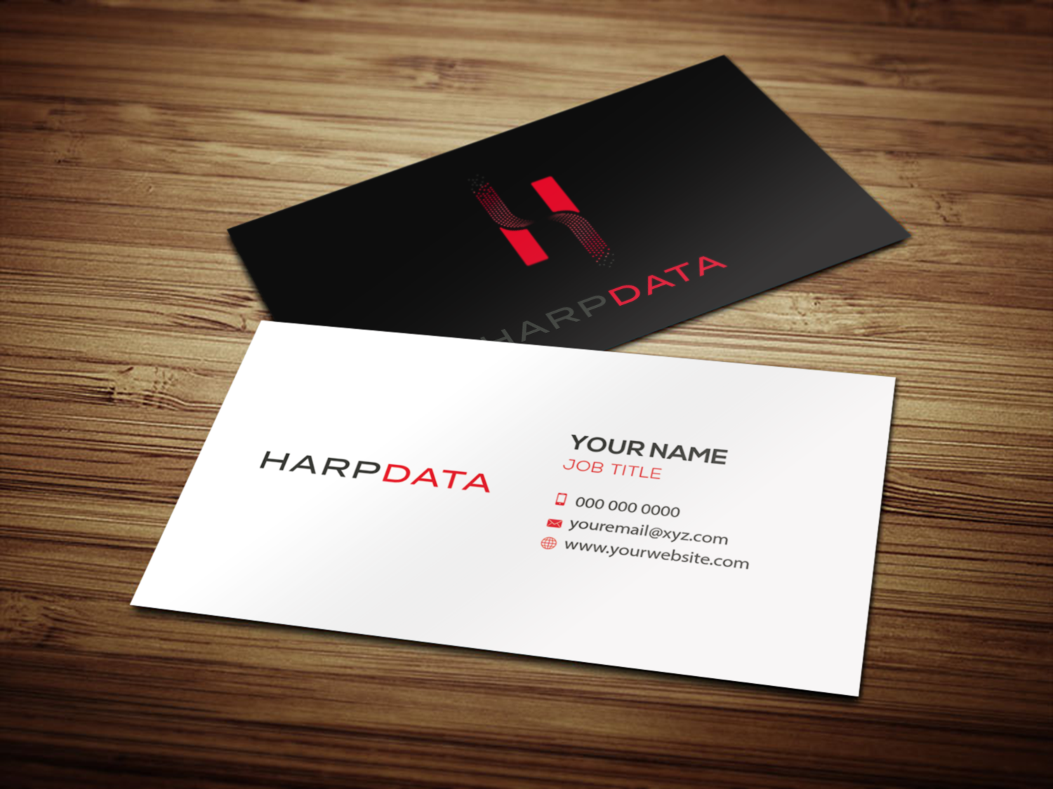 Business Card Design by Riz' for HarpData | Design #22236015