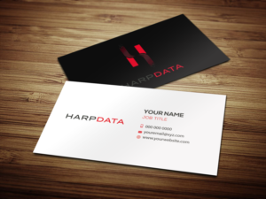 Diseño de Tarjeta de Presentación por Riz' para HarpData | Diseño #22236015