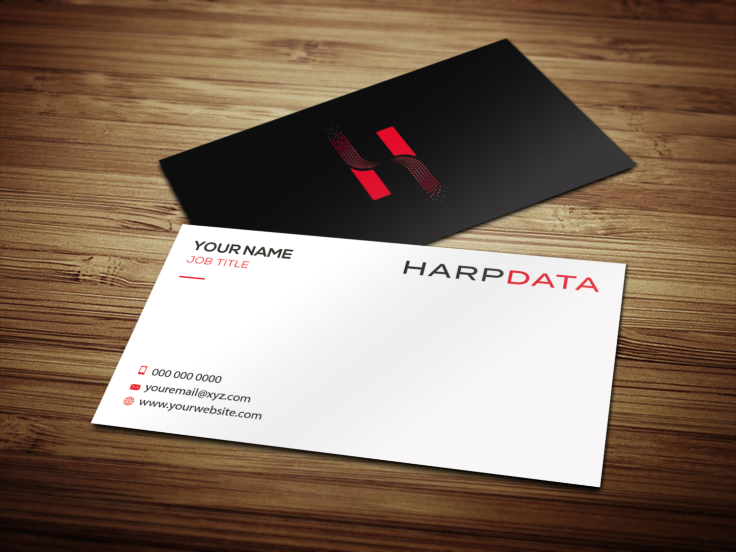 Business Card Design by Riz' for HarpData | Design #22236016