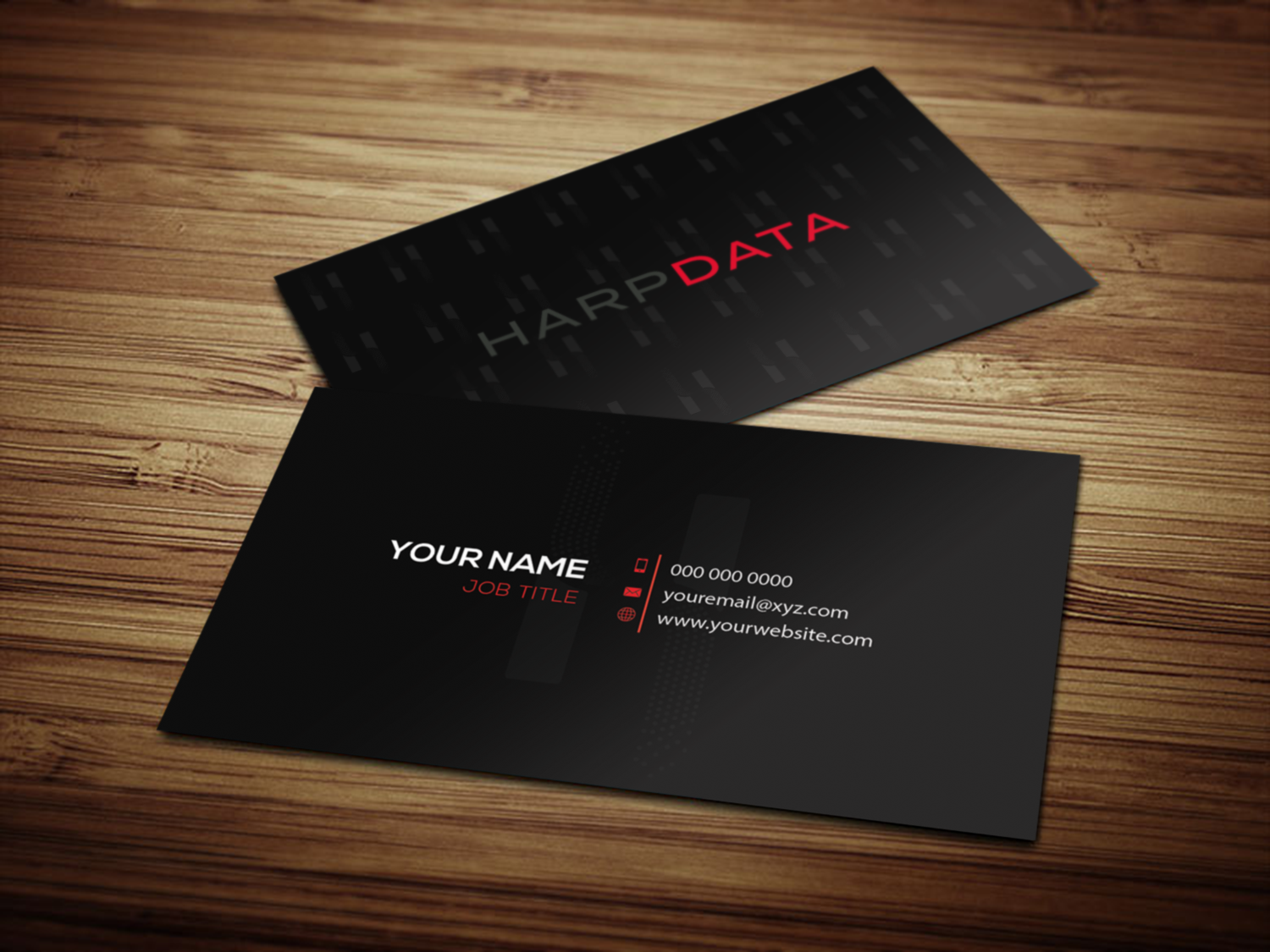 Business Card Design by Riz' for HarpData | Design #22236022