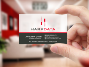 Business Card Design by Creations Box 2015 for HarpData | Design: #22237157