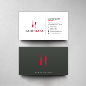 Business Card Design by chandrayaan.creative for HarpData | Design: #22237716
