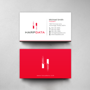 Business Card Design by chandrayaan.creative for HarpData | Design: #22237717