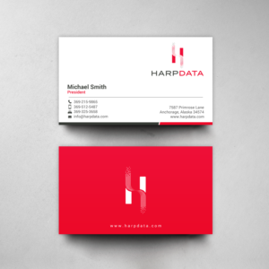 Business Card Design by chandrayaan.creative for HarpData | Design: #22237719