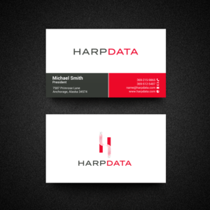 Business Card Design by chandrayaan.creative for HarpData | Design: #22237724