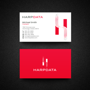 Business Card Design by chandrayaan.creative for HarpData | Design: #22237726