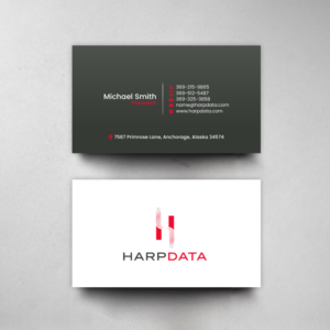 Business Card Design by chandrayaan.creative for HarpData | Design: #22237727
