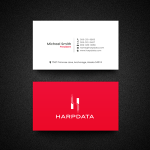 Business Card Design by chandrayaan.creative for HarpData | Design: #22237730