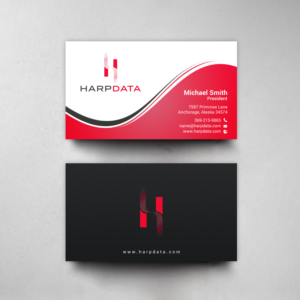 Business Card Design by chandrayaan.creative for HarpData | Design: #22237743
