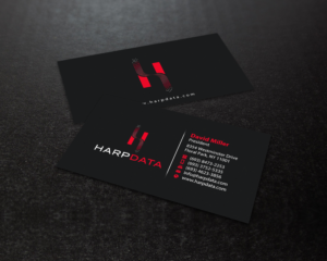 Business Card Design by chandrayaan.creative for HarpData | Design: #22237769