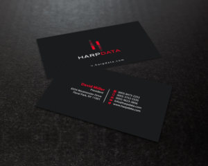 Business Card Design by chandrayaan.creative for HarpData | Design: #22237771