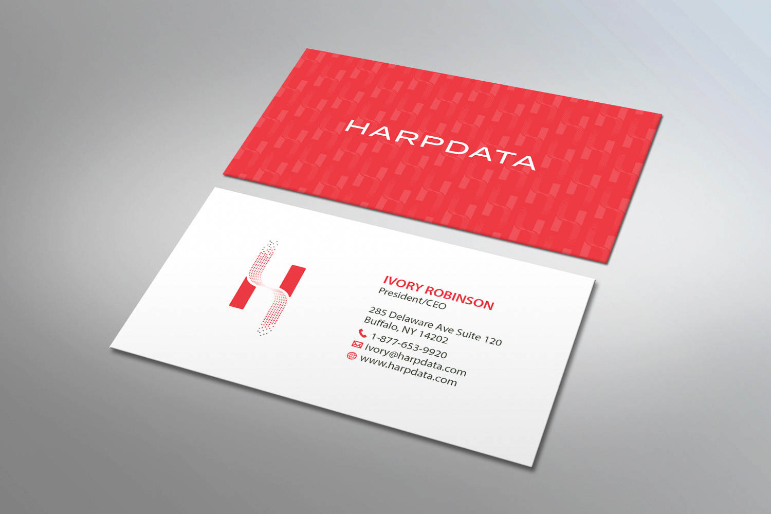 Business Card Design by MDesign for HarpData | Design #22235355