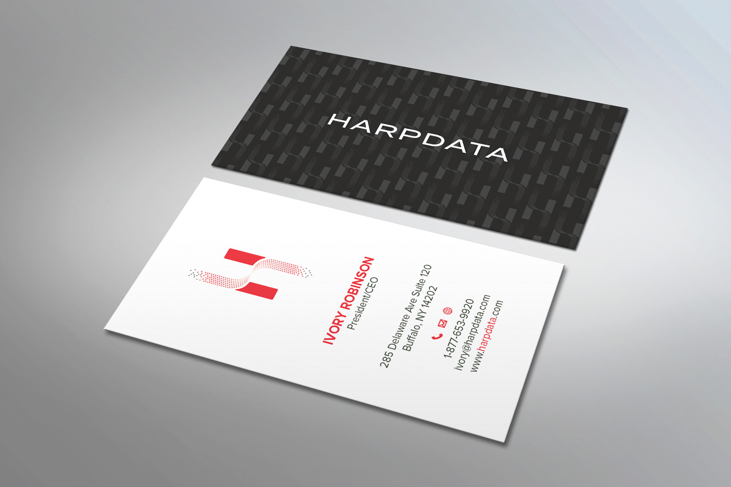 Design de Carte de Visite par MDesign pour HarpData | Design #22235359