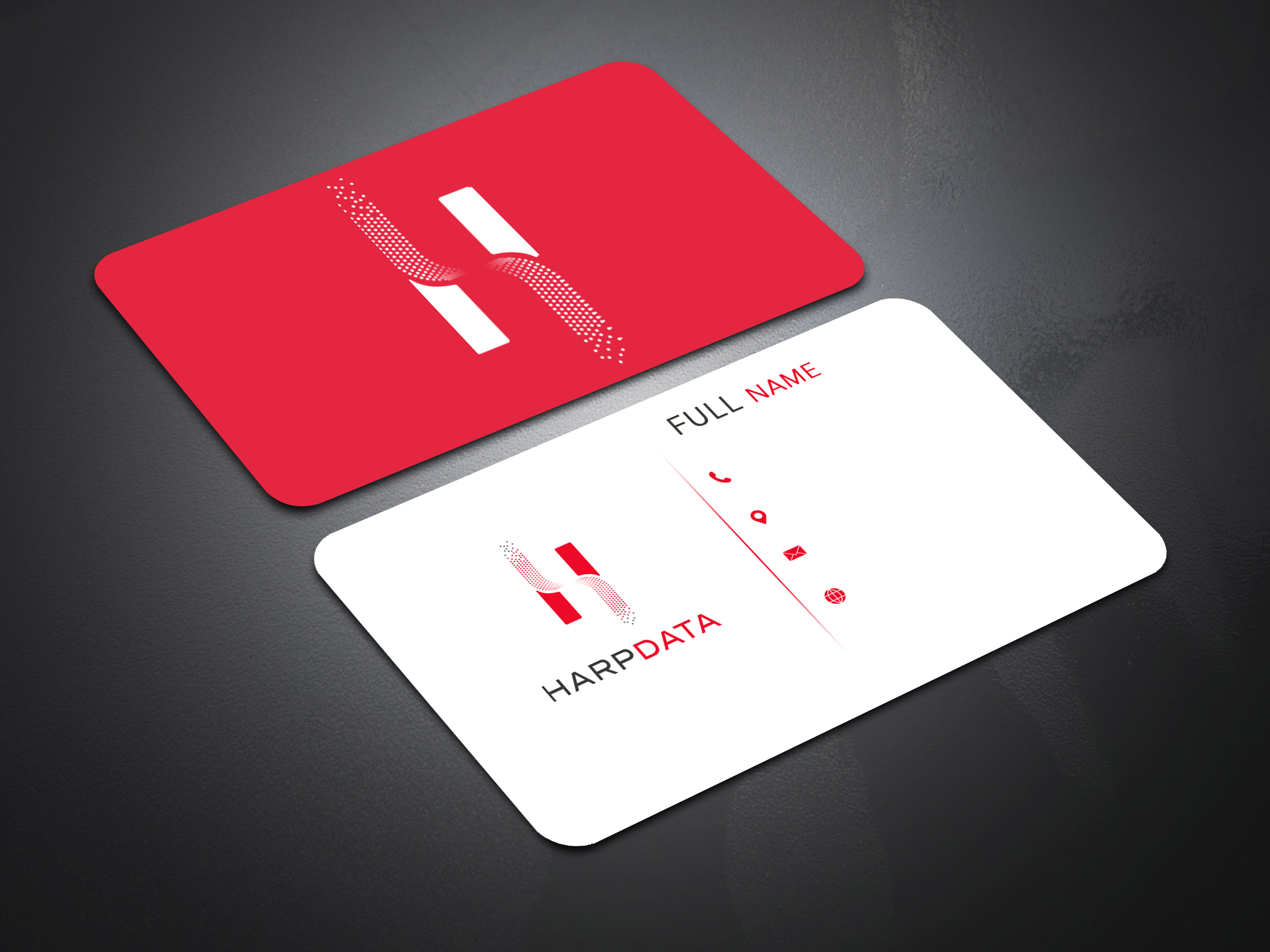 Business Card Design by Adnan.design for HarpData | Design #22233164