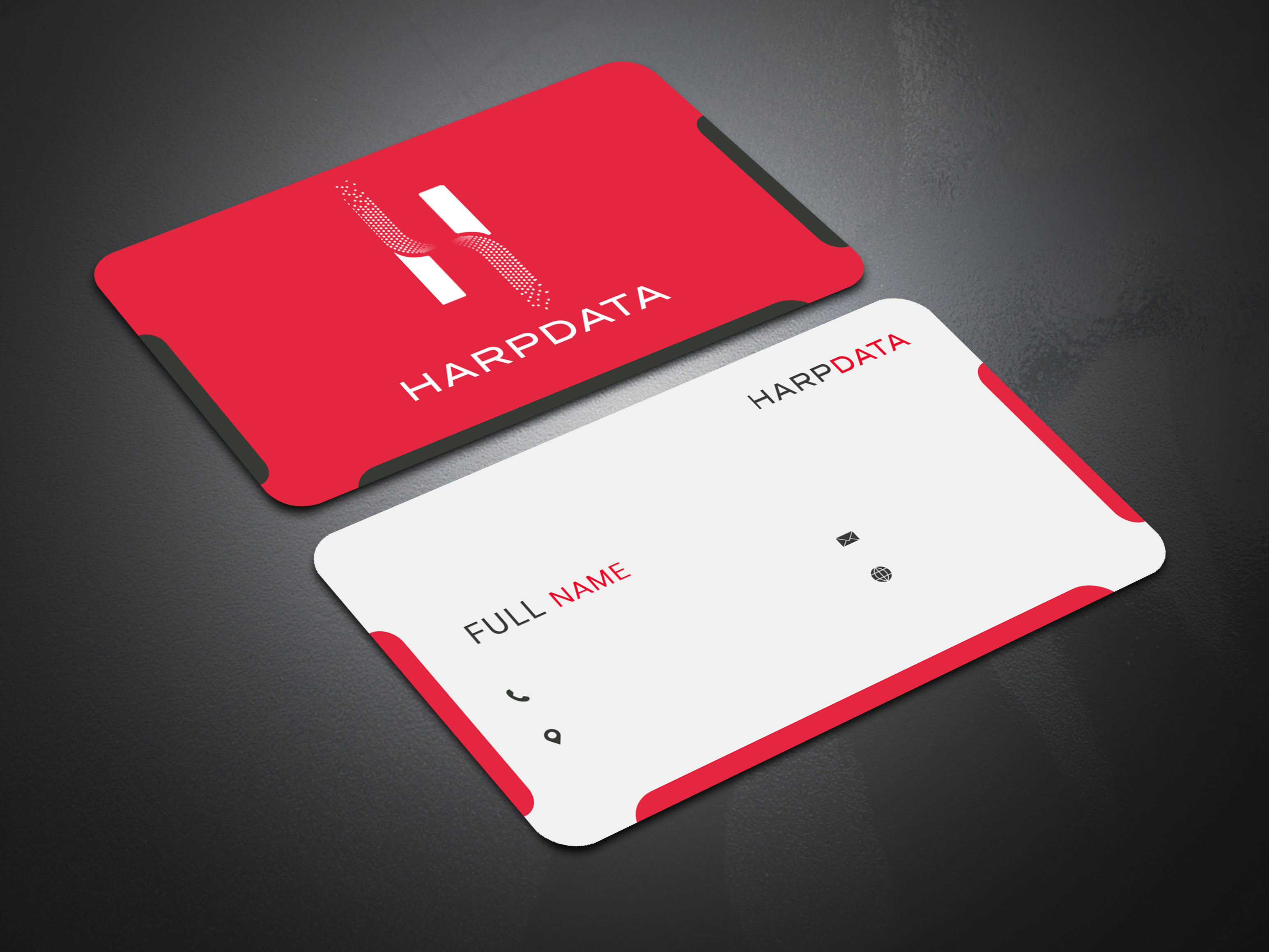 Business Card Design by Adnan.design for HarpData | Design #22233182