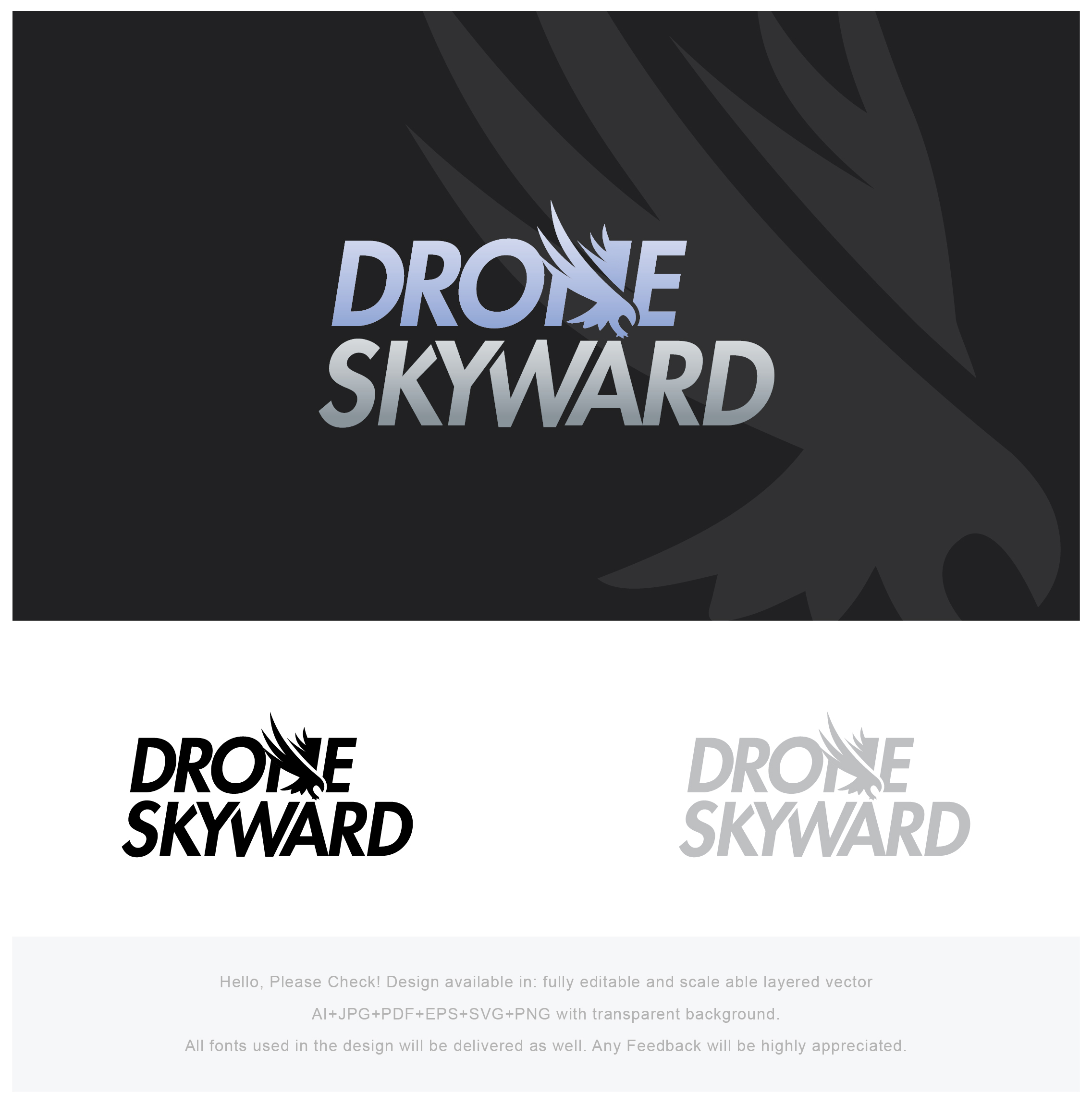 Logo Design by Nawaz Pir for DroneSkyward | Design #22268507